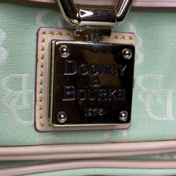 Vintage Dooney & Bourke Green Clutch Bag - Picture 5 of 10